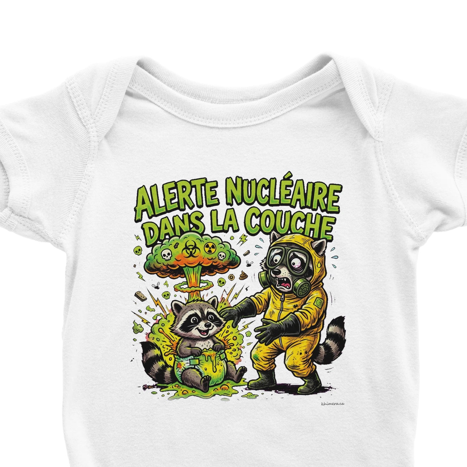Body bébé alerte nucléaire - zoom blanc | Khimera