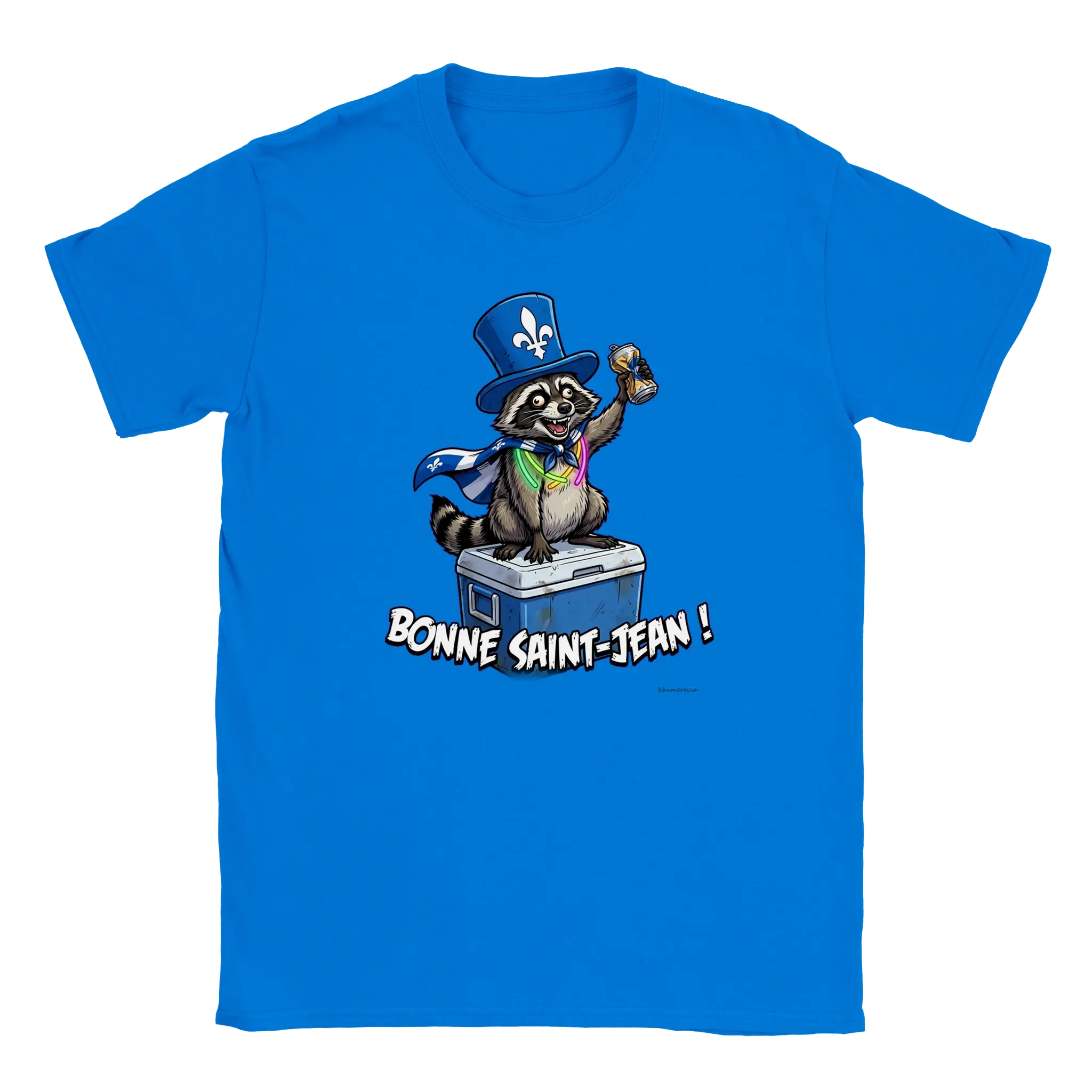 T-shirt Saint-Jean Raton Laveur - couleur bleu | Khimera