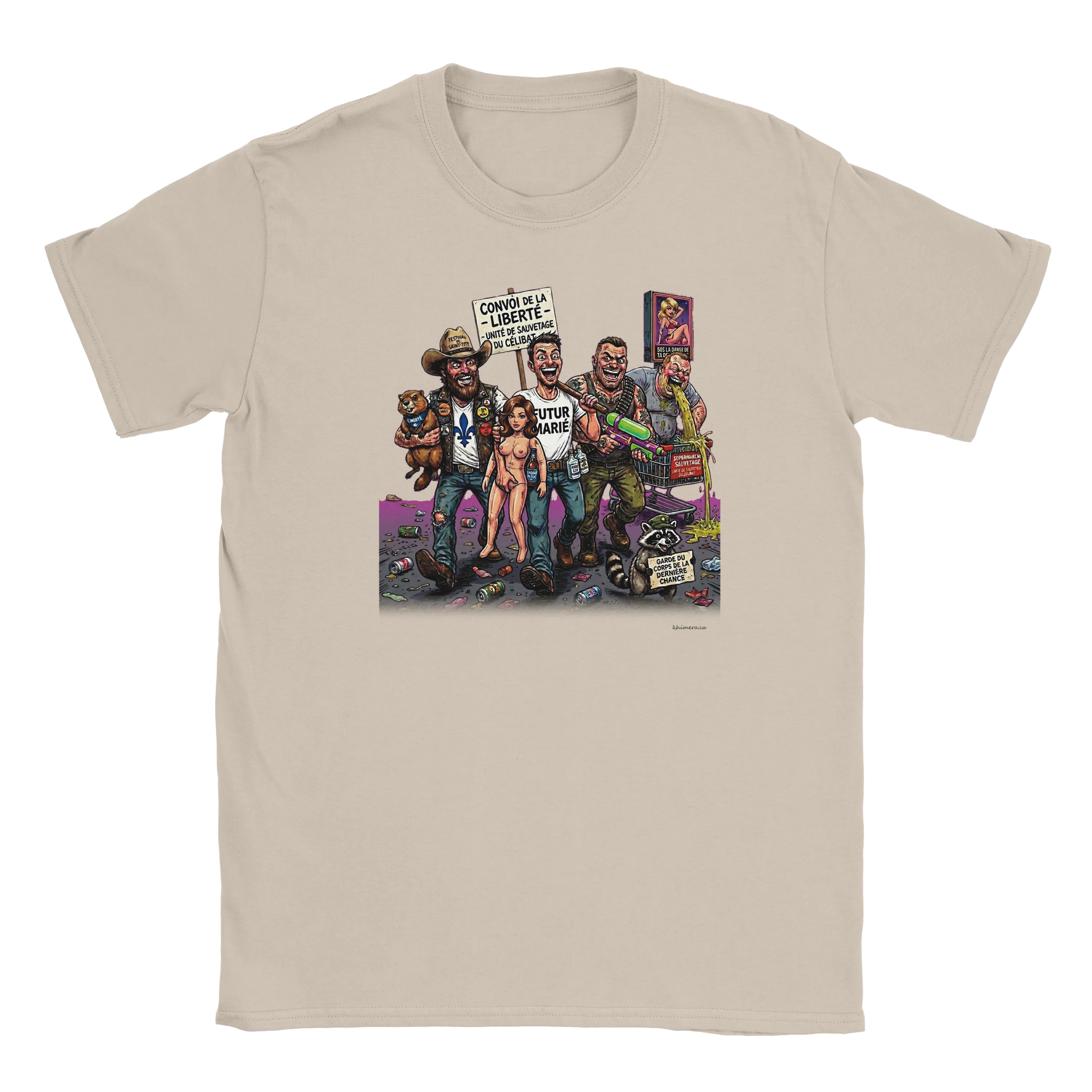 T-shirt EVG enterrement vie garçon - couleur sable | Khimera
