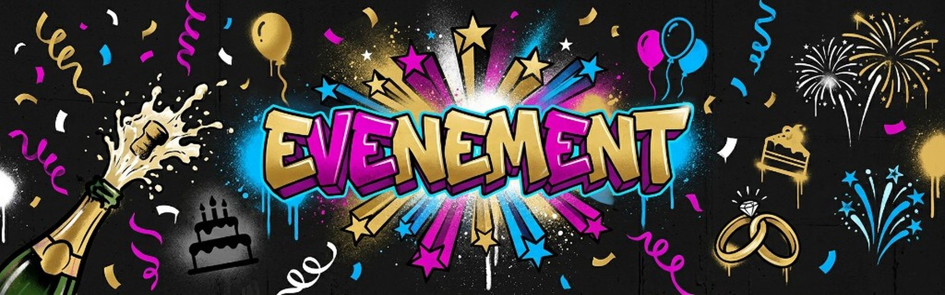 Banniere collection Evenement - anniversaire divorce EVG EVJF Saint-Jean celebration | Khimera